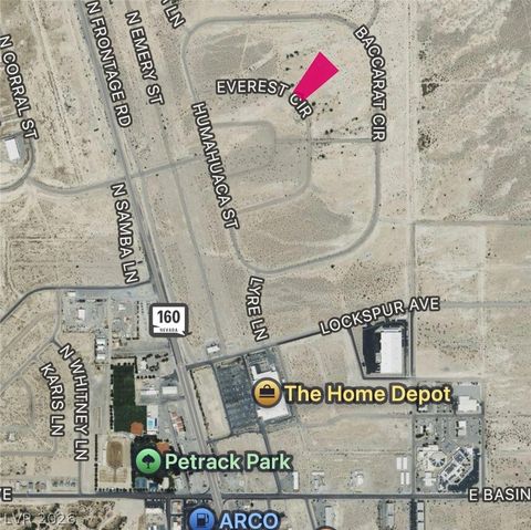 Vacant Land For Sale - 1741 N Everest Circle<br/> Nye County, Pahrump, NV 89060