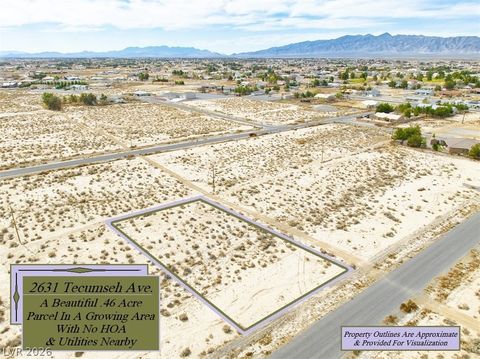 Vacant Land For Sale - 2631 Tecumseh Avenue<br/> Pahrump, NV 89048