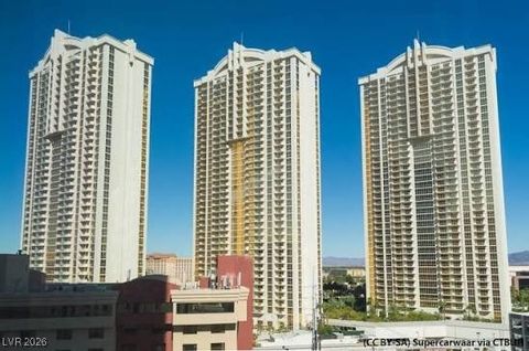 Photo of 125 E Harmon Avenue #1607, Las Vegas, NV 89109 (MLS # 2745217)