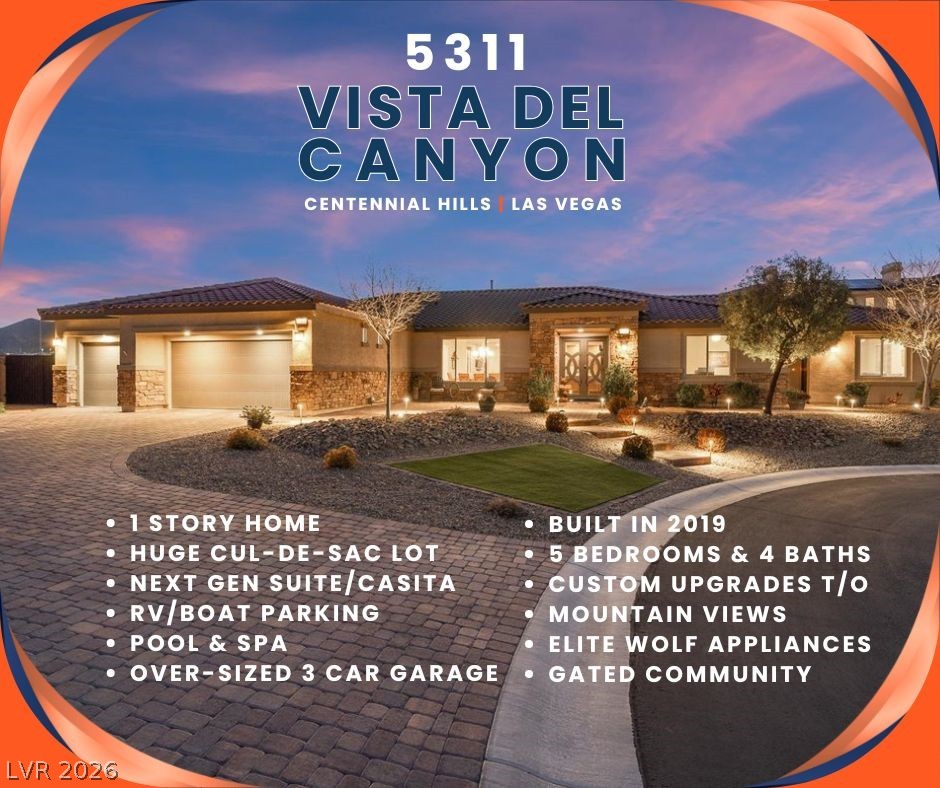 5311 VISTA DEL CANYON Circle