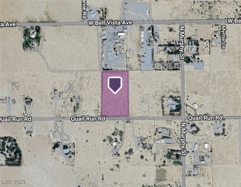 Vacant Land For Sale - 3680 Quail Run Road #2<br/> Pahrump, NV 89060