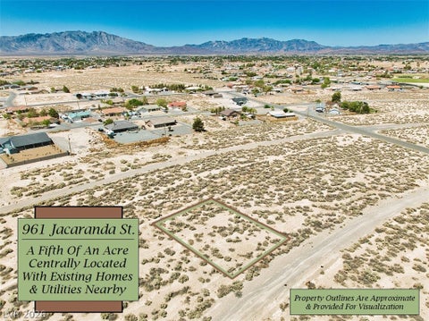 Vacant Land For Sale - 961 E Jacaranda Street<br/> Pahrump, NV 89048