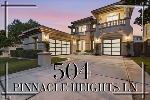 504 Pinnacle Heights Lane Las Vegas NV 89144