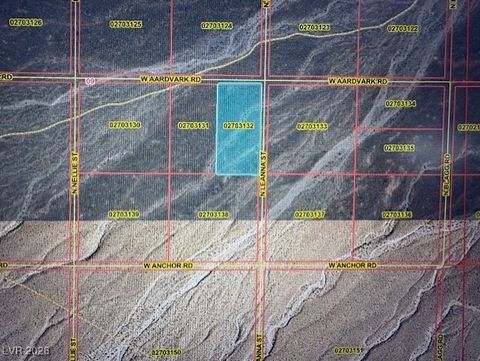 Vacant Land For Sale - 290 W Aardvark Road<br/> Pahrump, NV 89020