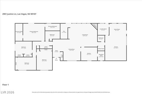 Tiny photo for 2901 Justice Lane, Las Vegas, NV 89107 (MLS # 2771359)