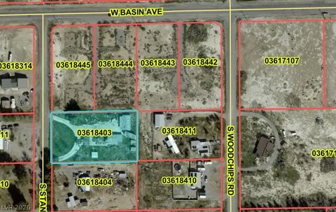 Vacant Land For Sale - 81 Stanley Drive<br/> Pahrump, NV 89048