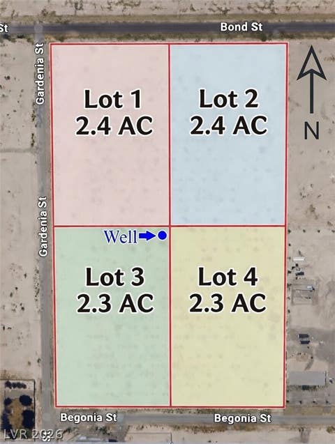 Vacant Land For Sale - 2730 Begonia Street<br/> Nye County, Pahrump, NV 89048