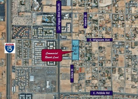Vacant Land For Sale - 8542 Giles Street<br/> Clark County, Las Vegas, NV 89123