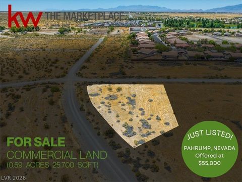 Vacant Land For Sale - 5990 E Crazyhorse Street<br/> Pahrump, NV 89061