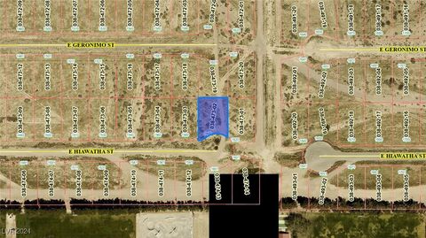 Vacant Land For Sale - 1600 E Hiawatha Street<br/> Nye County, Pahrump, NV 89048