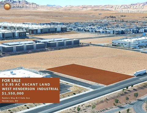 Vacant Land For Sale - E Dale Avenue<br/> Henderson, NV 89044