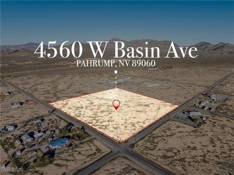Vacant Land For Sale - 4560 W Basin Avenue<br/> Nye County, Pahrump, NV 89060