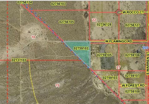 Vacant Land For Sale - 5311 Flamingo Road<br/> Nye County, Pahrump, NV 89048