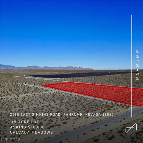 Vacant Land For Sale - 2180 E Simkins Road<br/> Pahrump, NV 89060