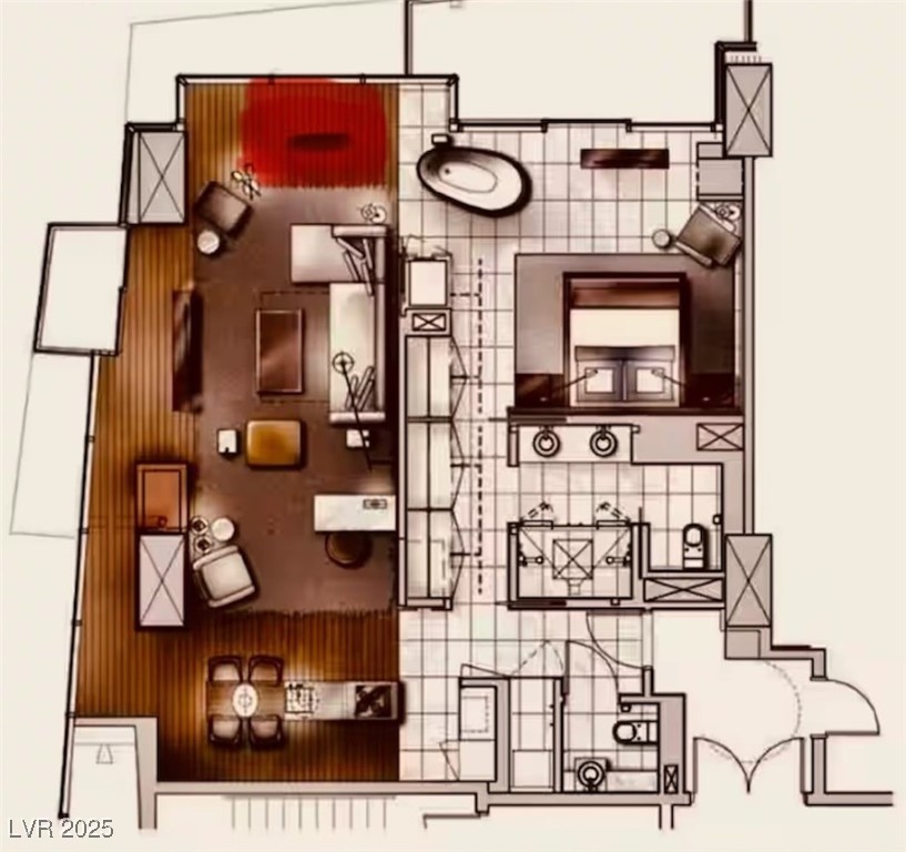 Las Vegas, Nevada 89103, United States, 1 Bedroom Bedrooms, ,2 BathroomsBathrooms,Residential,Active,241111