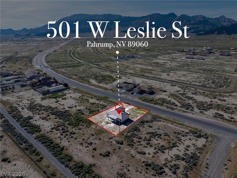Homes For Sale - 501 W Leslie Street<br/> Pahrump, NV 89060