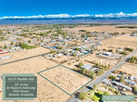 Vacant Land For Sale - 3420 W Pueblo Road<br/> Pahrump, NV 89048
