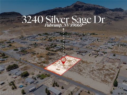 Vacant Land For Sale - 3240 Silver Sage Drive<br/> Nye County, Pahrump, NV 89060