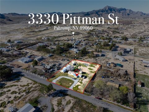 Mobile Home For Sale - 3330 Pittman Street #1<br/> Pahrump, NV 89060