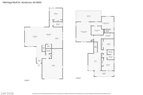 Tiny photo for 1984 Regal Bluff Drive, Henderson, NV 89052 (MLS # 2799349)