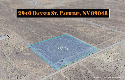 Vacant Land For Sale - 2940 E Danner Street<br/> Pahrump, NV 89048