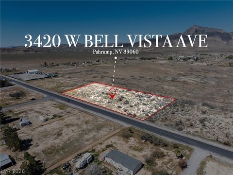 Vacant Land For Sale - 3420 W Bell Vista Avenue #4<br/> Pahrump, NV 89060