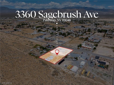 Vacant Land For Sale - 3360 Sagebrush Avenue<br/> Nye County, Pahrump, NV 89048