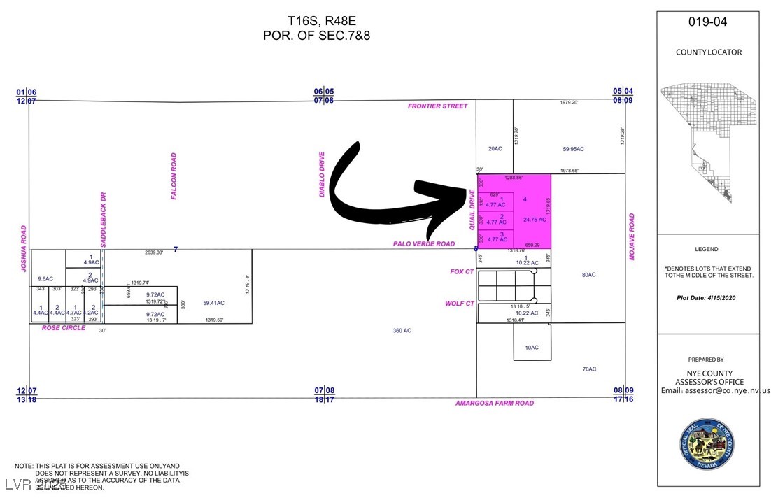 Photo 1 of 2 — 2721 N Quail Drive, Amargosa Valley, NV 89020