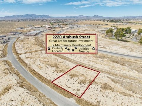 Vacant Land For Sale - 2220 E Ambush Street<br/> Pahrump, NV 89048