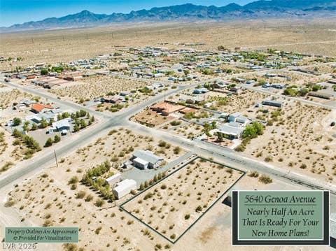 Vacant Land For Sale - 5640 Genoa Avenue<br/> Nye County, Pahrump, NV 89060