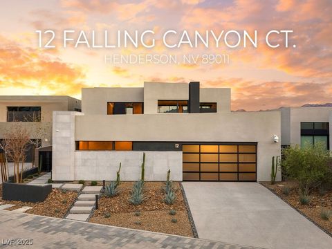 12 Falling Canyon Court Henderson NV 89011