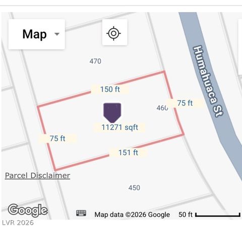 Vacant Land For Sale - 460 N Humahuaca Street<br/> Pahrump, NV 89060