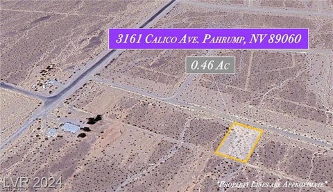 Vacant Land For Sale - 3161 N Calico Avenue<br/> Nye County, Pahrump, NV 89060