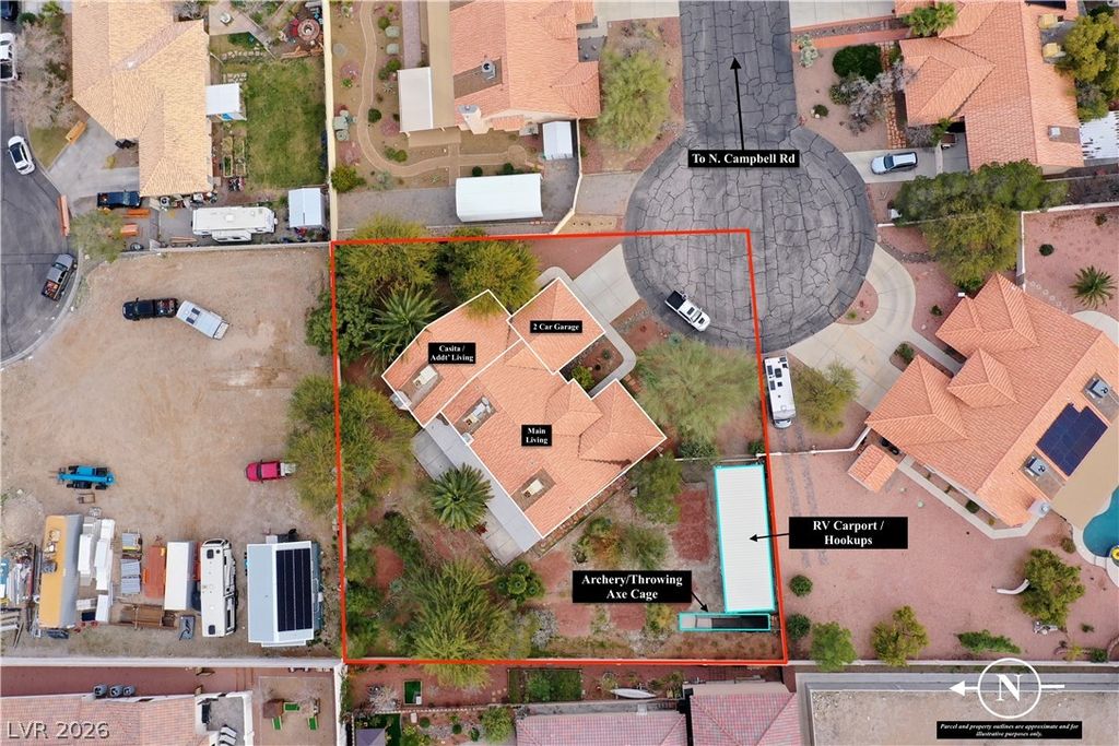 Photo of 5935 N Campbell Road, Las Vegas, NV 89149 (MLS # 2777135)