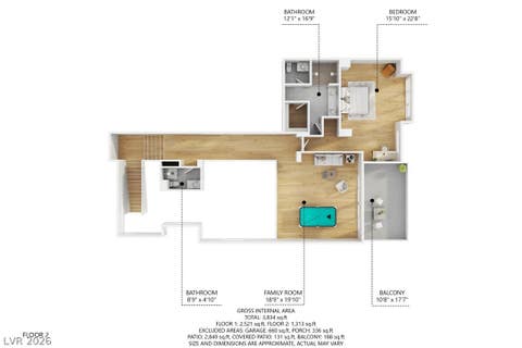 Tiny photo for 571 Overlook Rim Drive, Henderson, NV 89012 (MLS # 2769561)