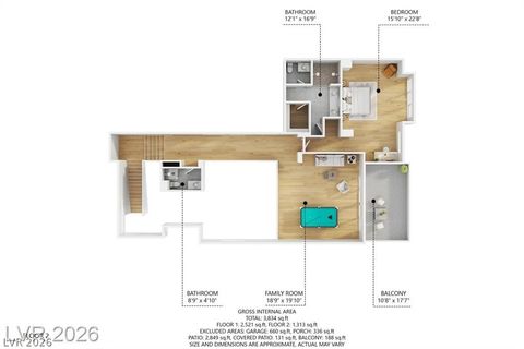Tiny photo for 571 Overlook Rim Drive, Henderson, NV 89012 (MLS # 2769561)