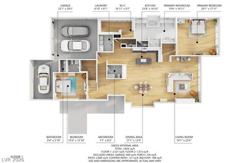 Tiny photo for 571 Overlook Rim Drive, Henderson, NV 89012 (MLS # 2769561)