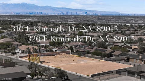 Vacant Land For Sale - 320 E Kimberly Drive<br/> Clark County, Henderson, NV 89015