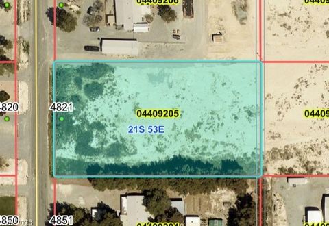 Vacant Land For Sale - 4821 Jackie Street<br/> Pahrump, NV 89048