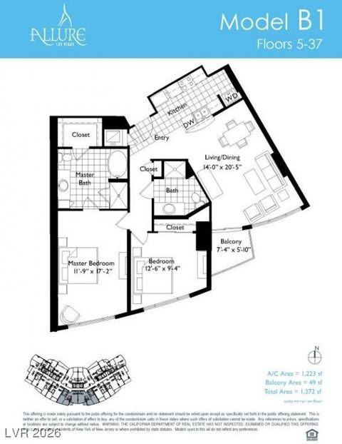 Tiny photo for 200 W Sahara Avenue #2204, Las Vegas, NV 89102 (MLS # 2751218)