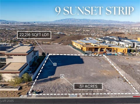 Vacant Land For Sale - 9 Sunset Strip<br/> Clark County, Henderson, NV 89012
