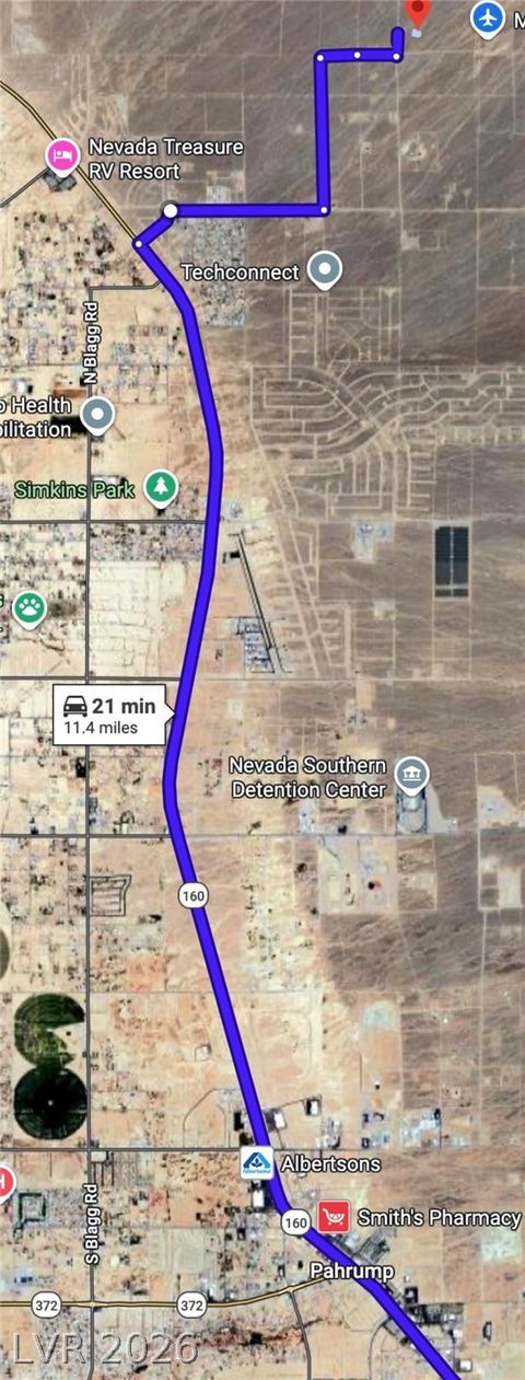 Vacant Land For Sale - 7131 N Becky Lane<br/> Pahrump, NV 89060