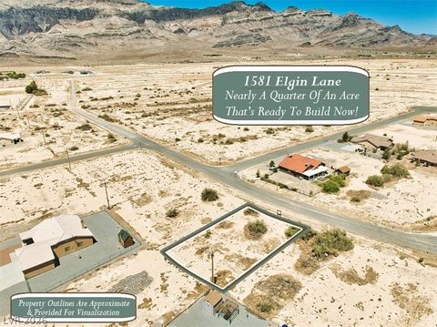 Vacant Land For Sale - 1581 Elgin Lane<br/> Pahrump, NV 89060
