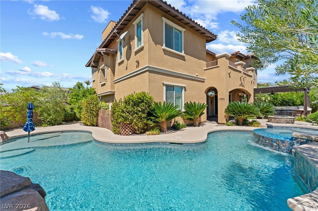 Photo of 398 Pollino Peaks Street, Las Vegas, NV 89138 (MLS # 2773092)