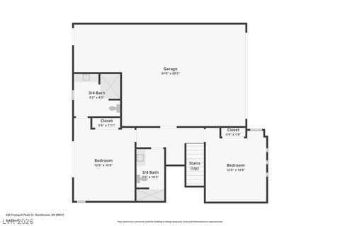 Tiny photo for 426 Tranquil Peak Court, Henderson, NV 89012 (MLS # 2773697)