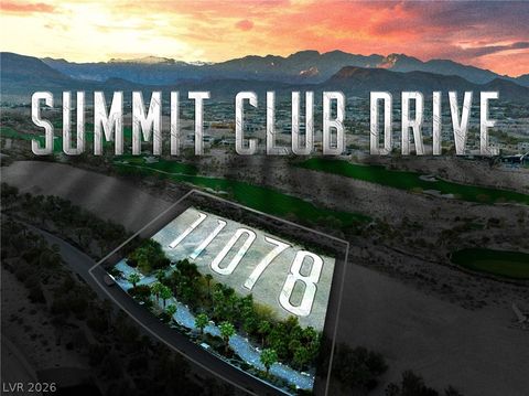 11078 SUMMIT CLUB Drive Las Vegas NV 89135