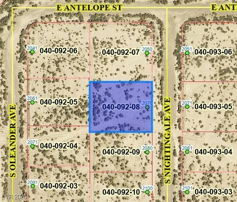 Vacant Land For Sale - 2070 S Nightingale Avenue<br/> Nye County, Pahrump, NV 89048