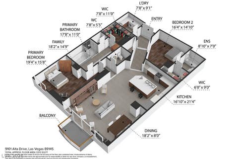 Tiny photo for 9101 Alta Drive #12, Las Vegas, NV 89145 (MLS # 2800808)