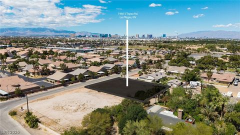 Vacant Land For Sale - 7460 Topaz Street<br/> Clark County, Las Vegas, NV 89120