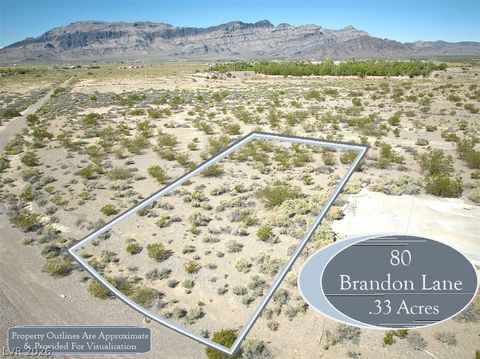 Vacant Land For Sale - 80 W Brandon Lane<br/> Pahrump, NV 89060